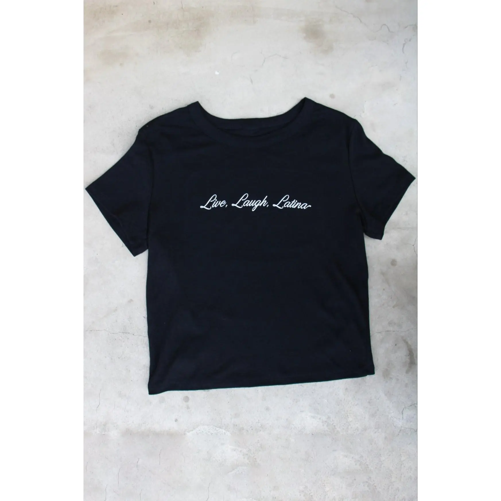 Live, Laugh, Latina Baby Tee