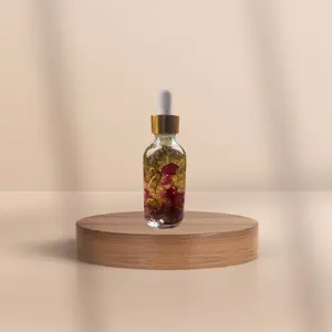 Moonlit Metamorphosis Ritual Oil - Herbal Oil for Healthcare and Therapy in Glass Bottle with Gold Cap - Wellness, Aromatherapy, Therapeutic