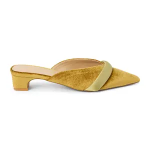 Matisse Womens Kellan Slip On Mule Flats Casual - Yellow