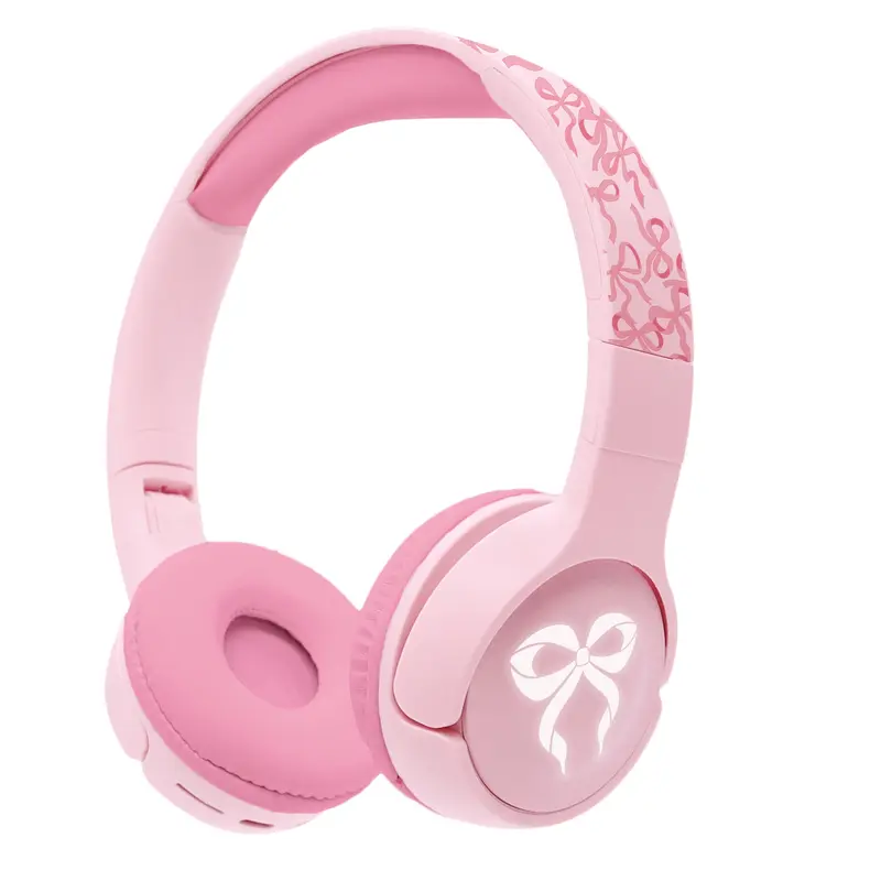GabbaGoods BriteBeats Kids Volume-Limiting Over-Ear Tangle-Free Bluetooth Headphones - Vibrant LED EarCaps, Adjustable Fit, Long Playtime, Travel & School Audio Accessory (Earphones & Accessories)