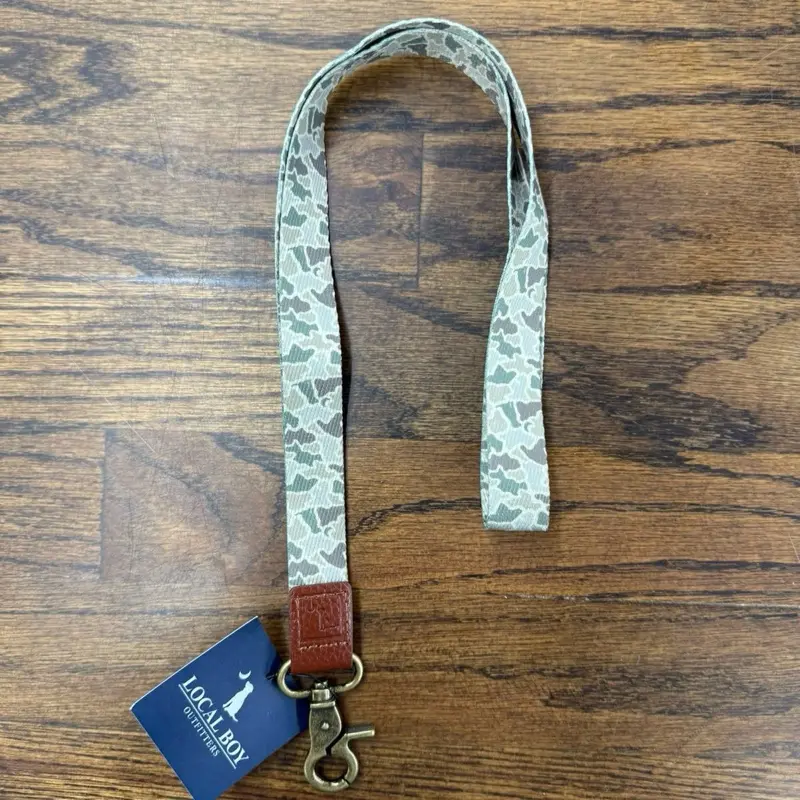 Sand Dog & Moon Long Lanyard
