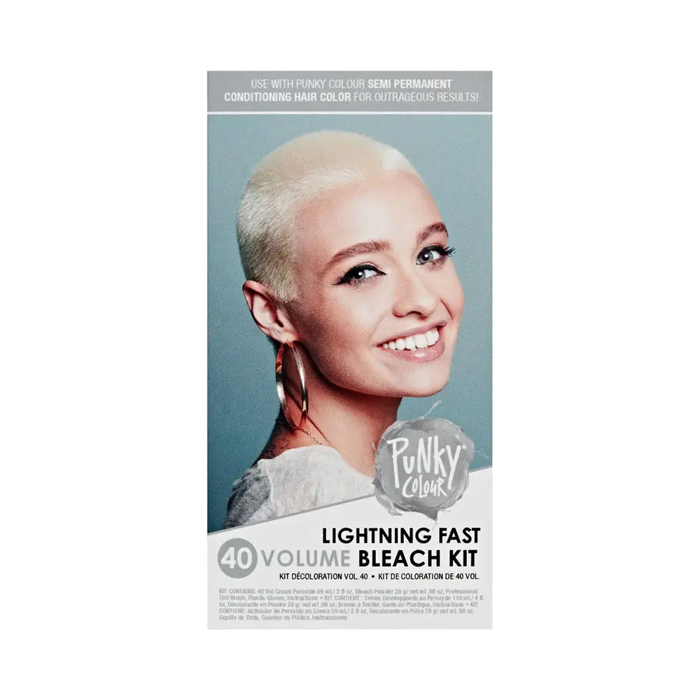 Punky Colour Silky Conditioning Bleach Pack - Vegan-Safe Hydrating Home-Use Hair Lightening Solution for Blonde & Platinum Hair, Blonde Highlights, Hair Color, Smooth
