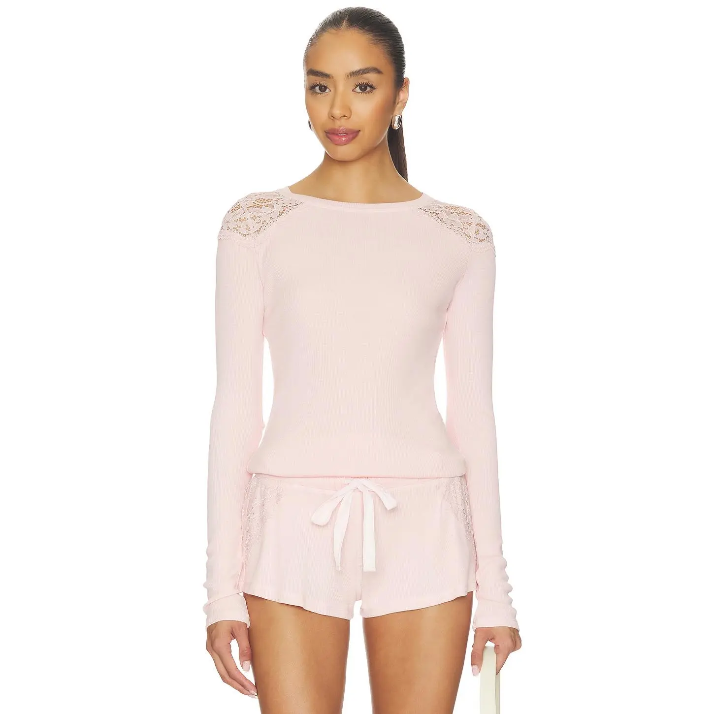 Free People X Intimately Made You Blush Layering Top in Pink Lotus