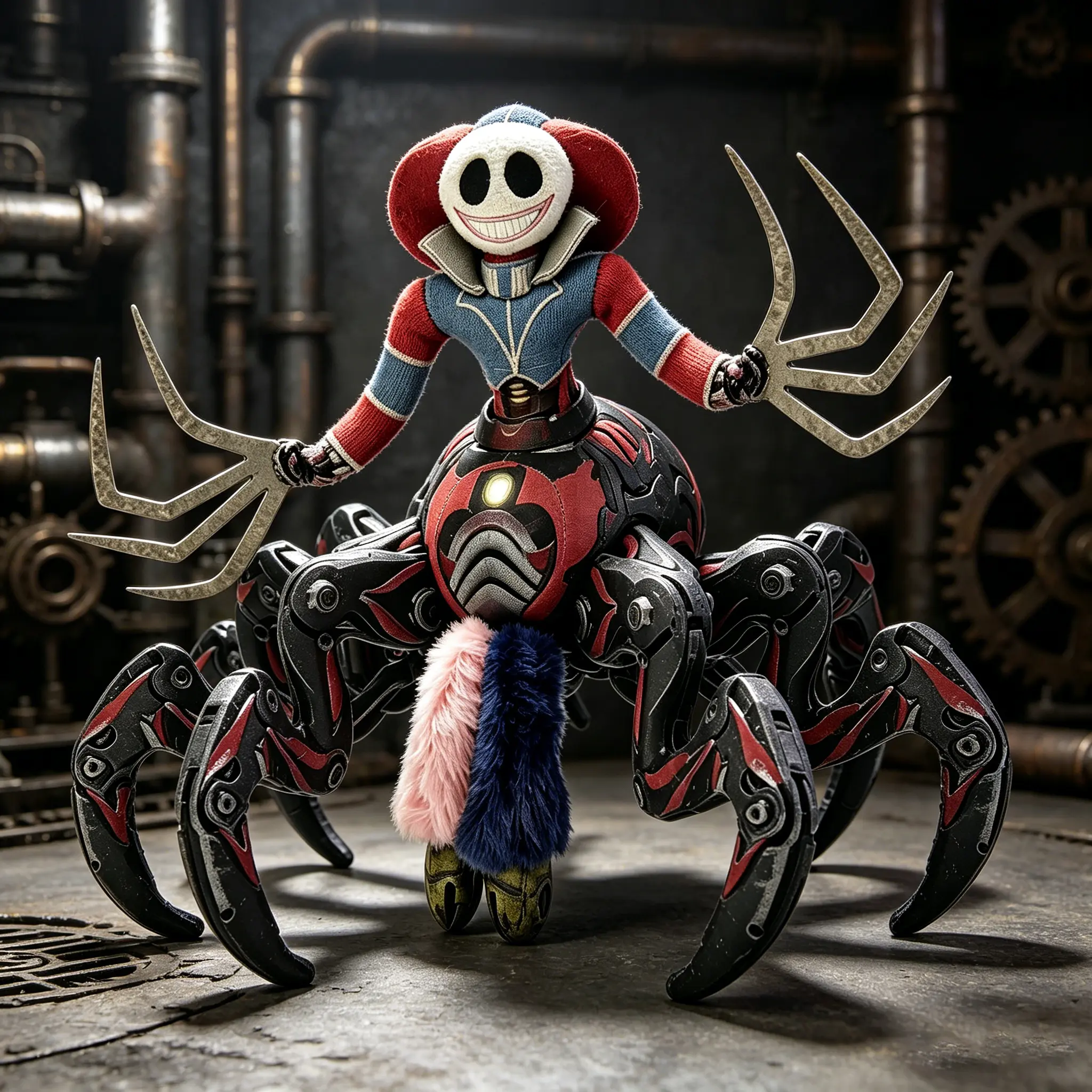 Poppy Playtime Character Plush Toys, The Prototype, Lily, Lovebraids & Giblet Ultra-Soft Horror Game Stuffed Doll Set, Complete Fan Collectible Gift for Birthdays & Holidays