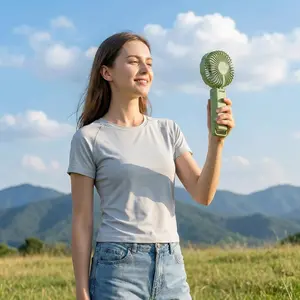 Portable Mini Fan, Energy-Efficient Cooling Device, Compact Design, Lightweight & Easy to Carry, Ideal for Home & Office Use