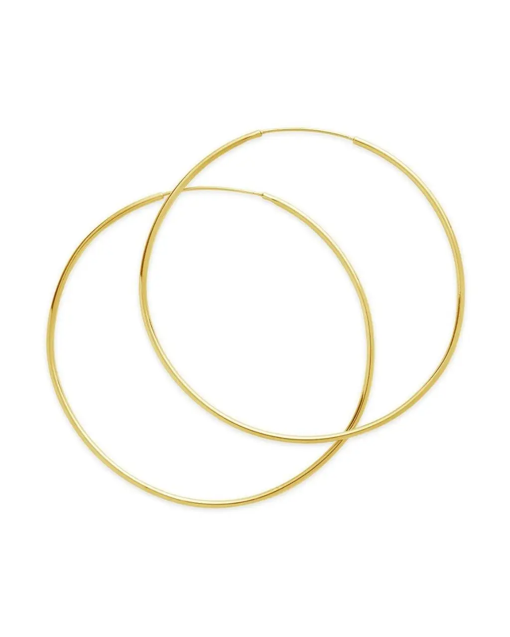 Sterling Forever 2.75" Infinity Hoops