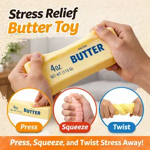 Extraordinary Texture - Portable High-Density Squeezable Silicone Stress Relief Toy - Soft Material - Personal Relaxation Tool