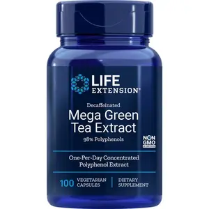 Mega Green Tea Extract Capsules - Cell, Heart, and Brain Health Support