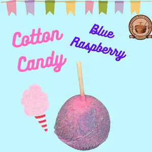 Gourmet Caramel Blue Raspberry Cotton Candy