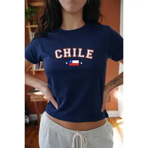 Chile Baby Tee, Chilean Pride Tee, Chile Heritage Baby Tee, South America Souvenir Gift
