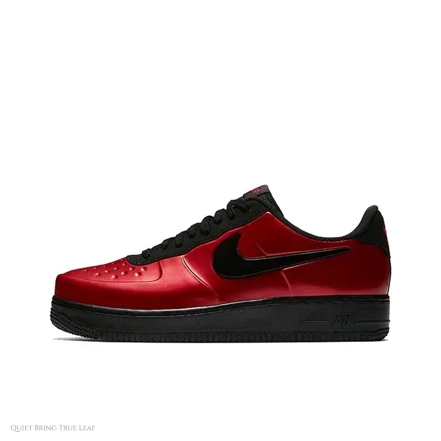 Red-and-Black Contrast Low Top Casual Sneakers | Premium Glossy Leather Upper & Cushioned Inner Sole | Fit Daily Commute Street Walks School Trips | Unisex for Both Men and Women