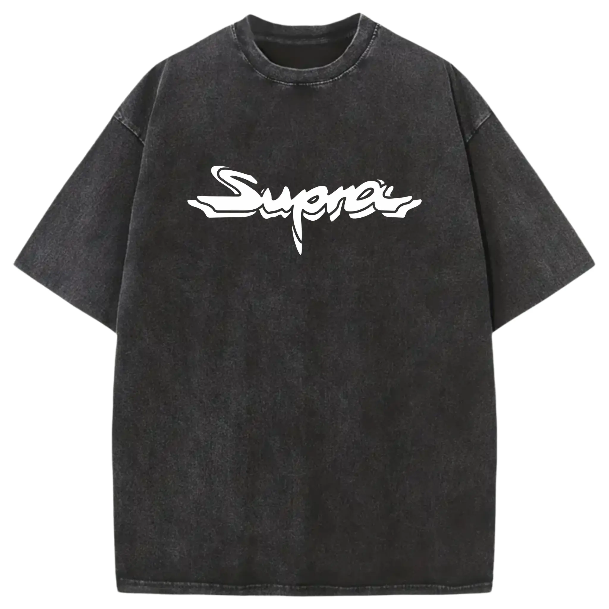 Vintage Acid Wash JDM Supra MK4 Graphic Tee 100% Cotton Oversized Shirt Unisex Streetwear Car Enthusiast Apparel Retro Y2K Grunge Drift Car Top