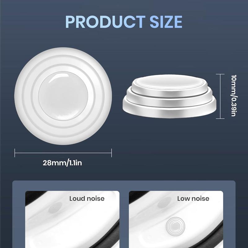 24PCS Universal Car Door Shock Absorber Cushion Gasket Decoration Sticker Shock-Absorbing Gasket Anti-Collision Gasket Automotive Door Entry Guard Car Accessories Universal for Most Cars