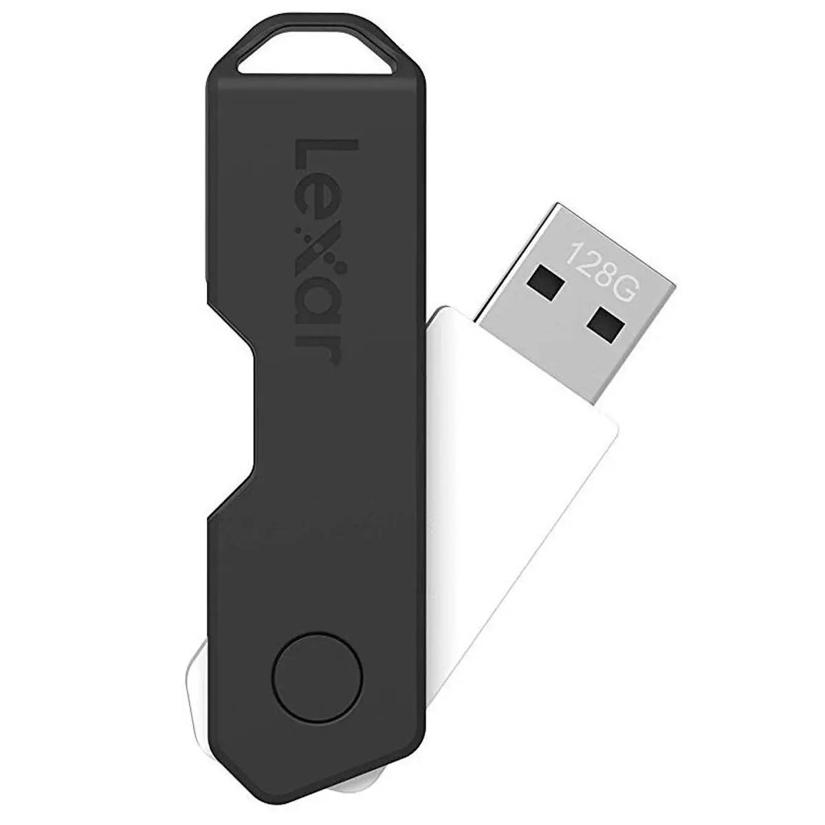 Lexar 128GB JumpDrive TwistTurn2 2.0 USB Flash Drive, Black