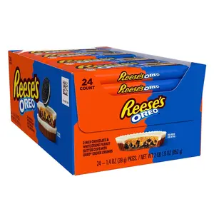 Reese’s Peanut Butter Cups - Oreo Edition -  Milk Chocolate & White Creme (24 Count)