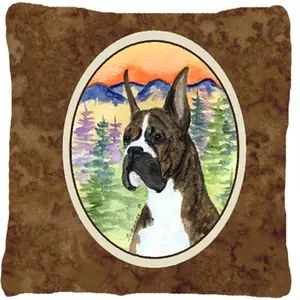 212 MAIN Decorative Polyester Fabric Pillow - Unique Boxer Print, Heavyweight, Indoor/Outdoor Use, Machine Washable Decorative Accessories