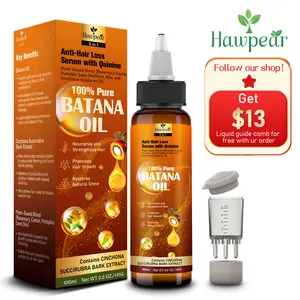 TikTokShopBlackFriday-HAWPEAR Batana Oil,Strong & Healthy Hair, Make Hair Longer Fuller Thicker, Organic Batana Oil with Rosemary,Organic Rosemary Oil Vitamin E Nourish Scalp,for All Hair Types,