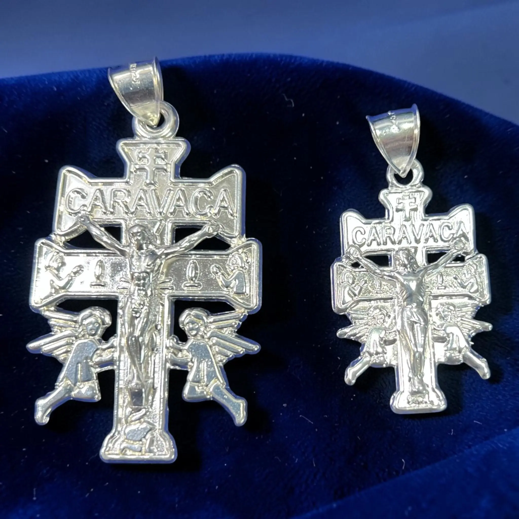 925 Sterling Silver Cruz de Caravaca Pendant