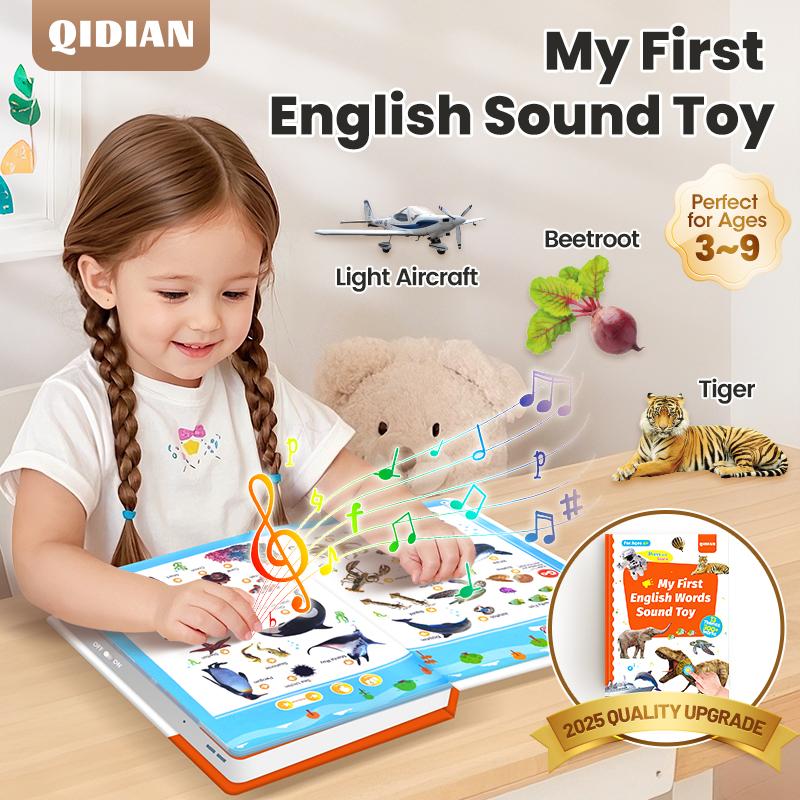 My First English Words Sound Book,2025 Upgraded 1–6 Years,300+ Words,13 Learning Themes.Talking Book Interactive Educational Toy Montessori Learning for Toddlers Preschool Kids. My First English Words Sound Book,2025 Upgraded 1–6 Years,300+ Words,13 Learning Themes.Talking Book Interactive Educational Toy Montessori Learning for Toddlers Preschool Kids.