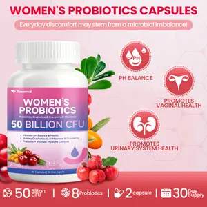Women’s Probiotics 50B CFU – Daily Feminine Care with Prebiotics, Cranberry & D-Mannose