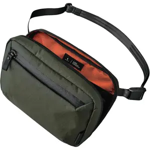 Tech Case - Travel Organizer Pouch for Electronics, Cables, EDC with Weatherproof Fabrics, YKK Zippers (Dark Green VX21)
