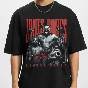 Vintage 90s Graphic Style Bones Jones T-Shirt - Jon Jones Sweatshirt - American Professional Boxer Tee For Man and Woman Unisex T-Shirt