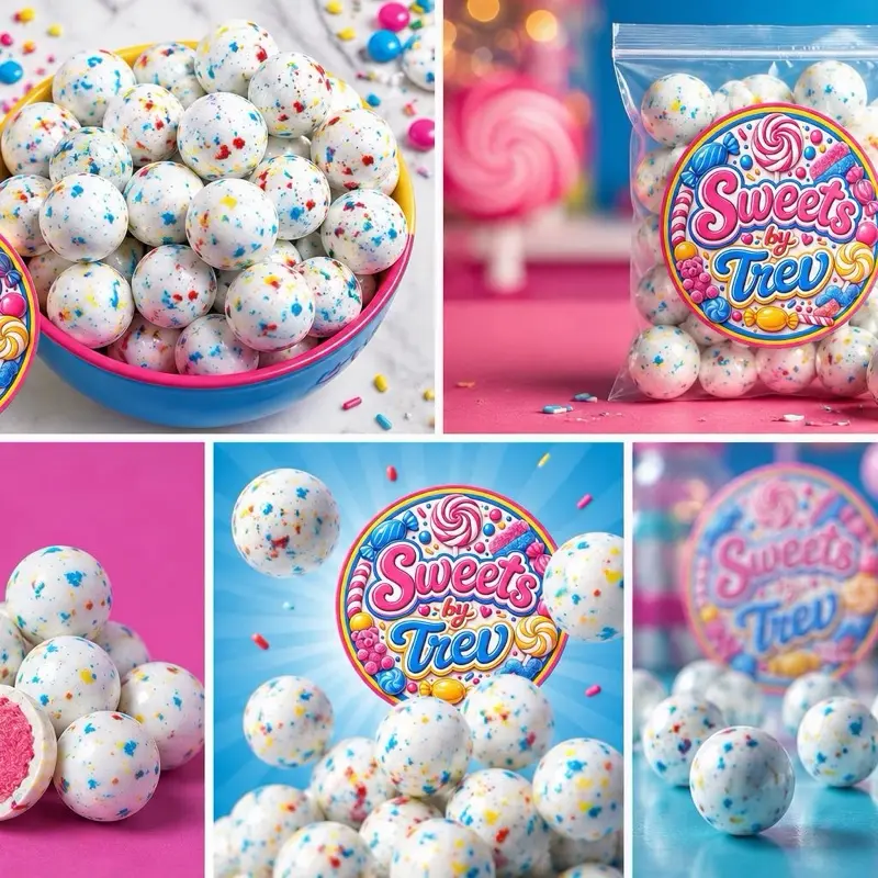 Mini Psychedelic Jawbreakers Candy 0.5lbs