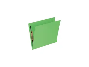 Tops Pendaflex H10U13GR Two-Ply Expansion Folders with 2 Fasteners  Straight Cut  End Tab  Ltr  GN  50/Box