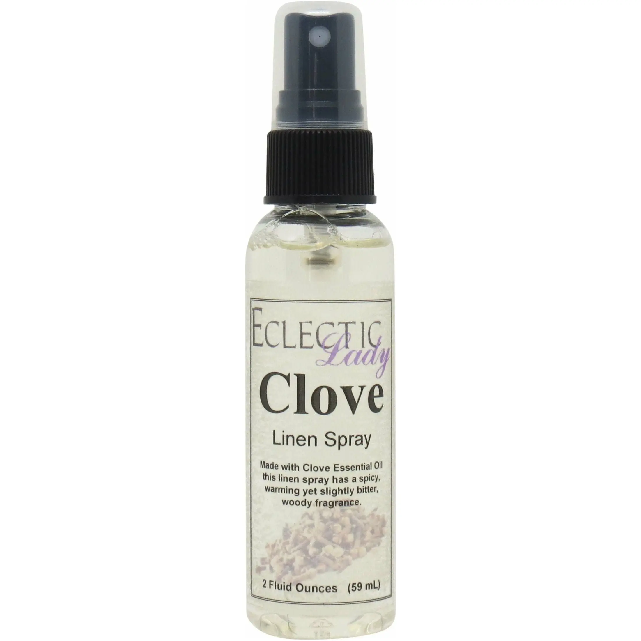 Clove Linen and Sheet Spray - No Artificial Colors, Parabens, or Preservatives - Long-Lasting Scent for Bed, Fabric & Pillow