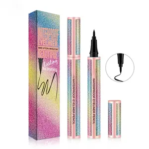 Starry Sky Black Liquid Eyeliner Pen  Quick Drying Eye  Pencil Women Beauty Cosmetics Eye Makeup Products markere Makeup Produ eyebrow tint Waterproof Smoky Eyeshadow Palette Semi-Permanent Matte Lip Liner Tattoo