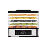 Rosewill Compact Food Dehydrator, 5 Stackable Trays with Adjustable 48H Timer and Temperature Control - Electric Food Preserver for Jerky, Fruits, Veggies, Meat & Dog Treats