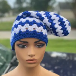 Granny Square Slouchy Beanie