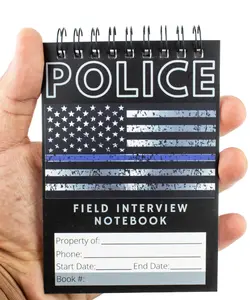 Law Enforcement Incident Report Notepads, Sheriff, Security & Police Gear, EDC Officer Notebook, Cop Gifts, Interview Equipment Accessories Book, 6 P