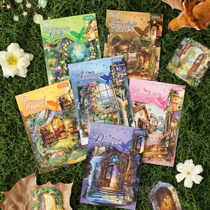 Magic Journey Theme Sticker Pack, Stickers Kit, 120 Sheets/bag (6 Styles X 20 Sheets), Pet Material, Hand Account Supplies, Water Bottle Decorations