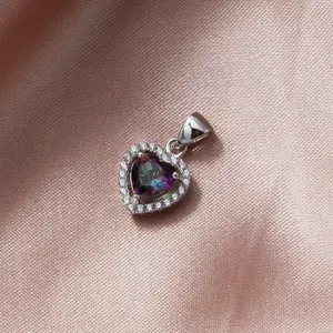 Mystic Topaz 925 Sterling Silver Necklace