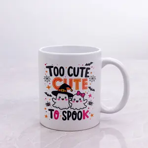 VivoPrint Too Cute To Spooky Halloween Ceramic Coffee Mug