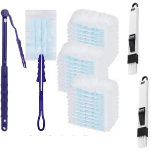 30 Count 360? Heavy Duty Duster Refills Compatible with Swiffers,  Duster Refill Disposable Dusters Kit with 2 Handles and 2 Crevice Brushes