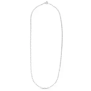 Royal Chain 18" Sterling Silver 1.8mm Diamond-Cut Paperclip Chain Necklace