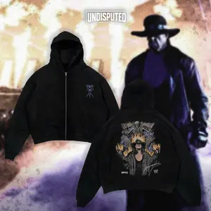 UNDISPUTED The Undertaker "The Phenom" Heavy Cotton WWE T-shirt - Deadman Inc. Fan Apparel - Classic Pump Cover Oversized Gift - DTG Printed