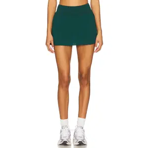 WellBeing + BeingWell MoveWell Skyler Pleated Skirt in Forest Green