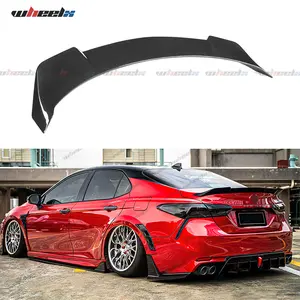 Toyota Camry trunk spoiler for 2018-2022 Toyota Camry SE XSE carbon fiber rear bumper trunk spoiler lip Toyota Camry trunk spoiler for 2018-2022 Toyota Camry SE XSE carbon fiber rear bumper trunk spoiler lip