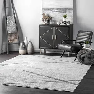 nuLOOM Thigpen Contemporary Area Rug, 5x8, Grey