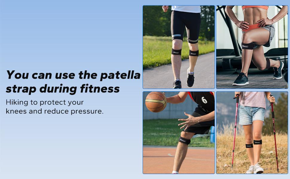 MERACH Adjustable Patellar Brace, Patella Belt, Sports Knee Sleeve - Pain Relief, Tendon Stabilization for Jumper's Knee, Tendinitis - Multi-Sport Use Ideal for Basketball, Running Summervibes MERACH Adjustable Patellar Brace, Patella Belt, Sports Knee Sleeve - Pain Relief, Tendon Stabilization for Jumper's Knee, Tendinitis - Multi-Sport Use Ideal for Basketball, Running Summervibes