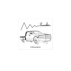 Revvedline RAM 2500 Bubble-free stickers