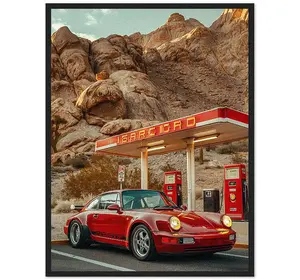 GAS STATION Poster No Frame