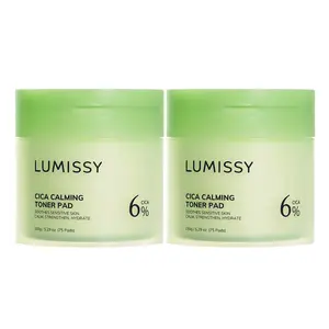 Lumissy Soothing Pads Duo | Centella + Botanical Blend | Calming, Soothing, Redness Relief & Hydrating for Sensitive Skin (150 Pads) Moisturizers
