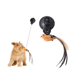 Interactive Flying Bird Cat Toy – Automatic Lifting Motion Feather Teaser for Endless Playtime