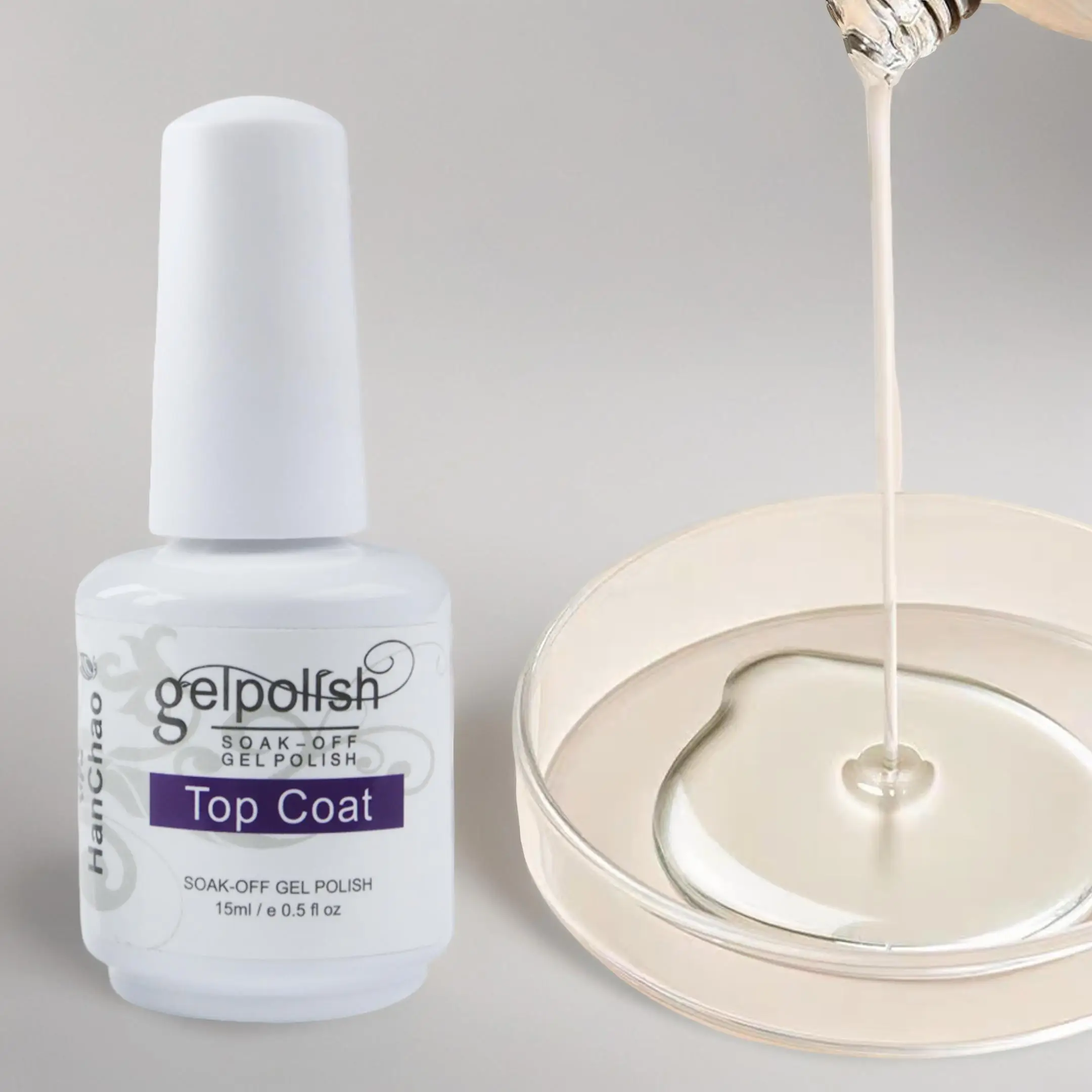 Gel Nail Polish, Nail Art Base Coat & Top Coat, Nail Art Kits for Women & Girls