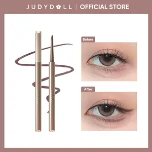 JUDYDOLL Precisely Depicted Slim Gel Eyeliner, Matte Long-Wearing Formula, Non-Clumping, Smooth Texture, For Outer And Inner Eyeliner, High-End Finish, Beginner-Friendly, Travel-Friendly, Party, Prom, Giftable, Makeup Product, Valentines Day, New Year