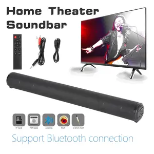 Bluetooth Speaker Surround Sound Bar,4 Speaker System BT Subwoofer TV Home Theater Remote,Protable Speaker with 10m Range Bluetooth USB AUX RCA,For TV PC Laptop For Backyard Outdoor Activity Bedroom Car Garage Audio Smartphone